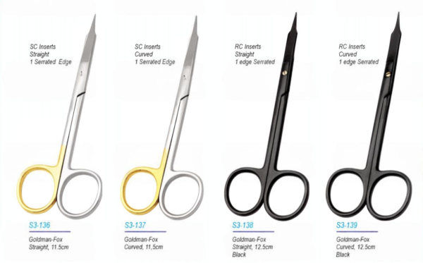 Microsurgery Scissors Goldman Fox - Image 2